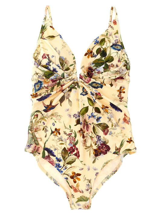 Traje de baño de una pieza de poliamida multicolor Zimmermann