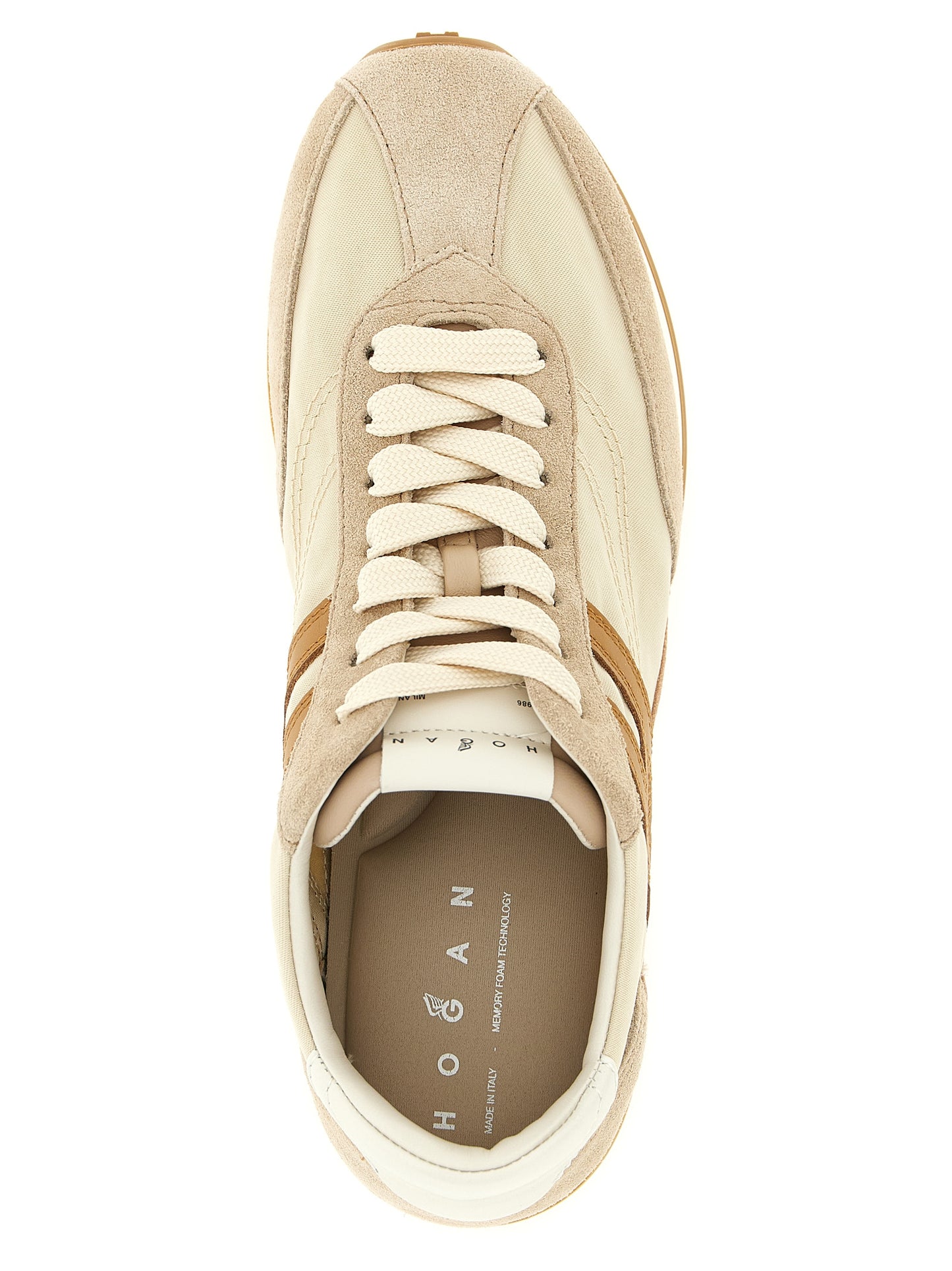 Zapatillas deportivas Hogan de poliamida beige