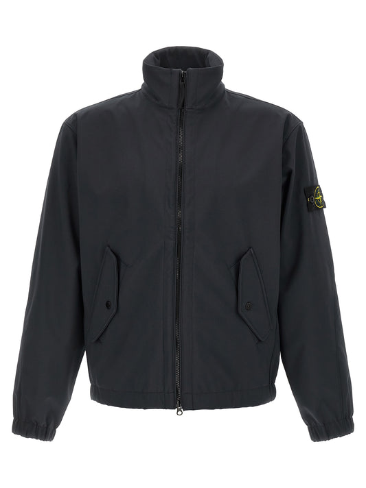 Chaqueta Stone Island de poliéster azul