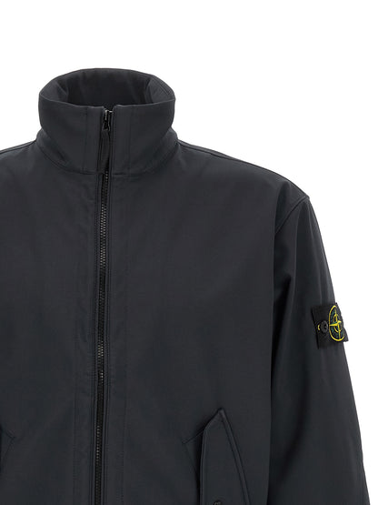 Chaqueta Stone Island de poliéster azul
