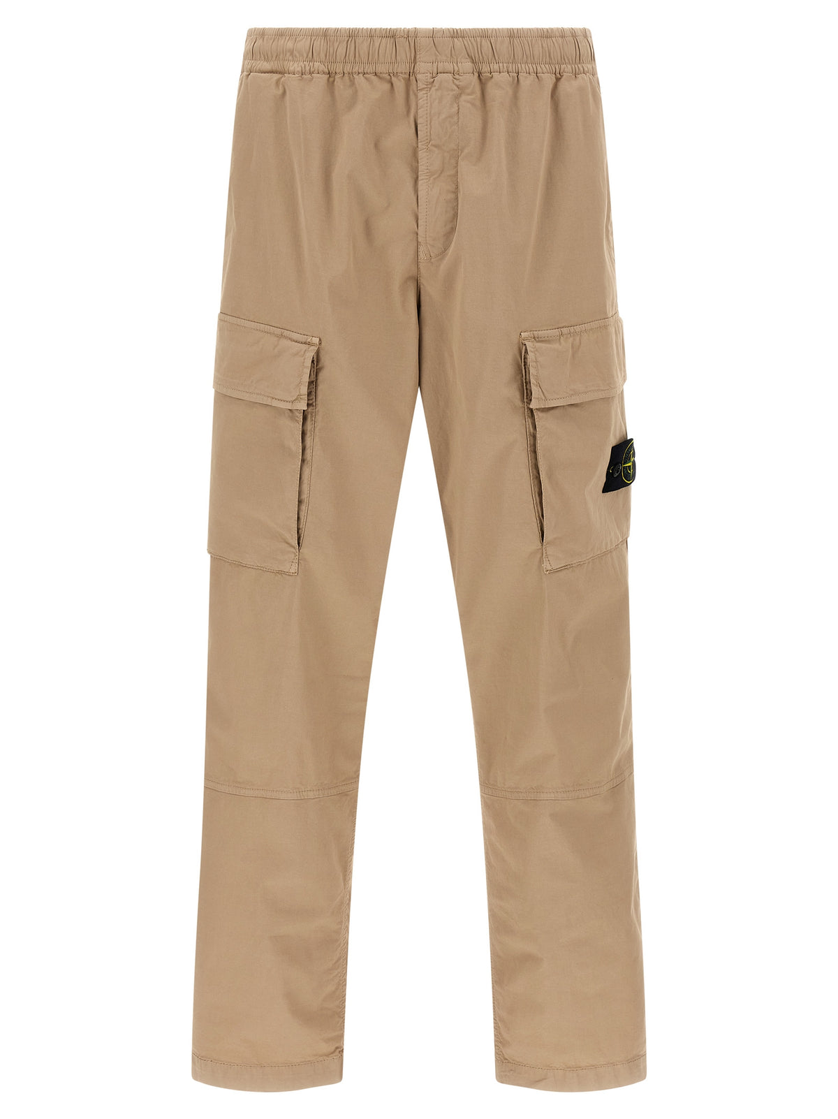Pantalon cargo en coton beige Stone Island