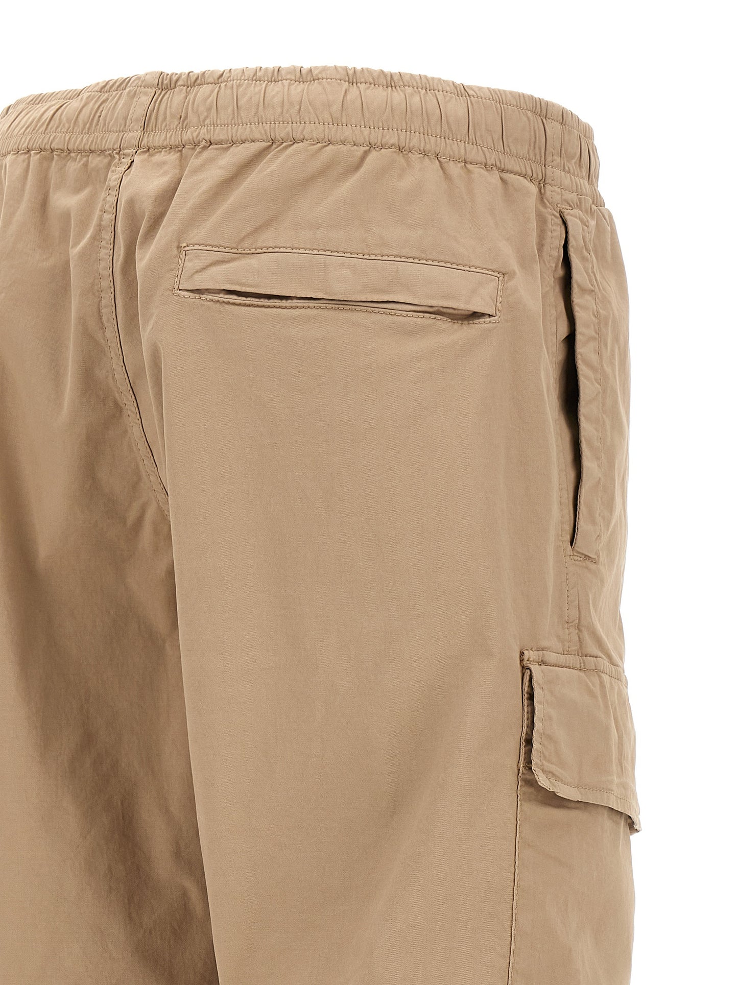 Pantalon cargo en coton beige Stone Island