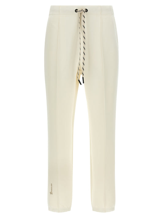 Pantalones deportivos Moncler Grenoble blancos de poliéster