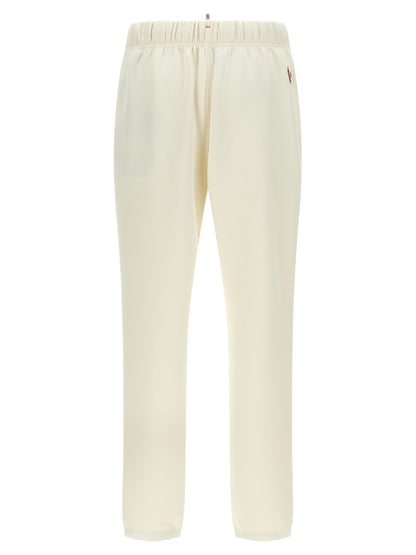 Pantalones deportivos Moncler Grenoble blancos de poliéster