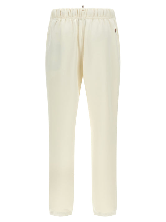 Pantalones deportivos Moncler Grenoble blancos de poliéster