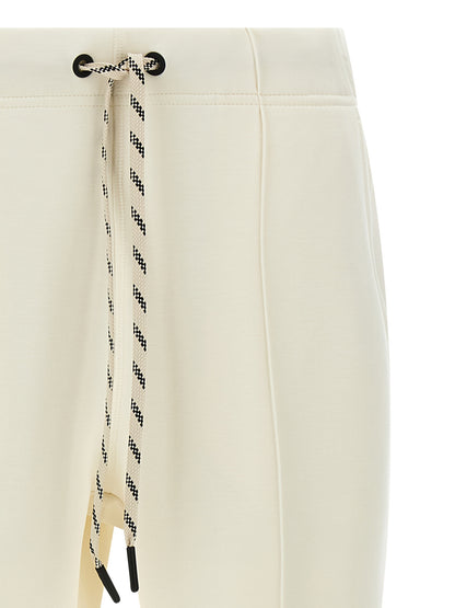 Pantalones deportivos Moncler Grenoble blancos de poliéster