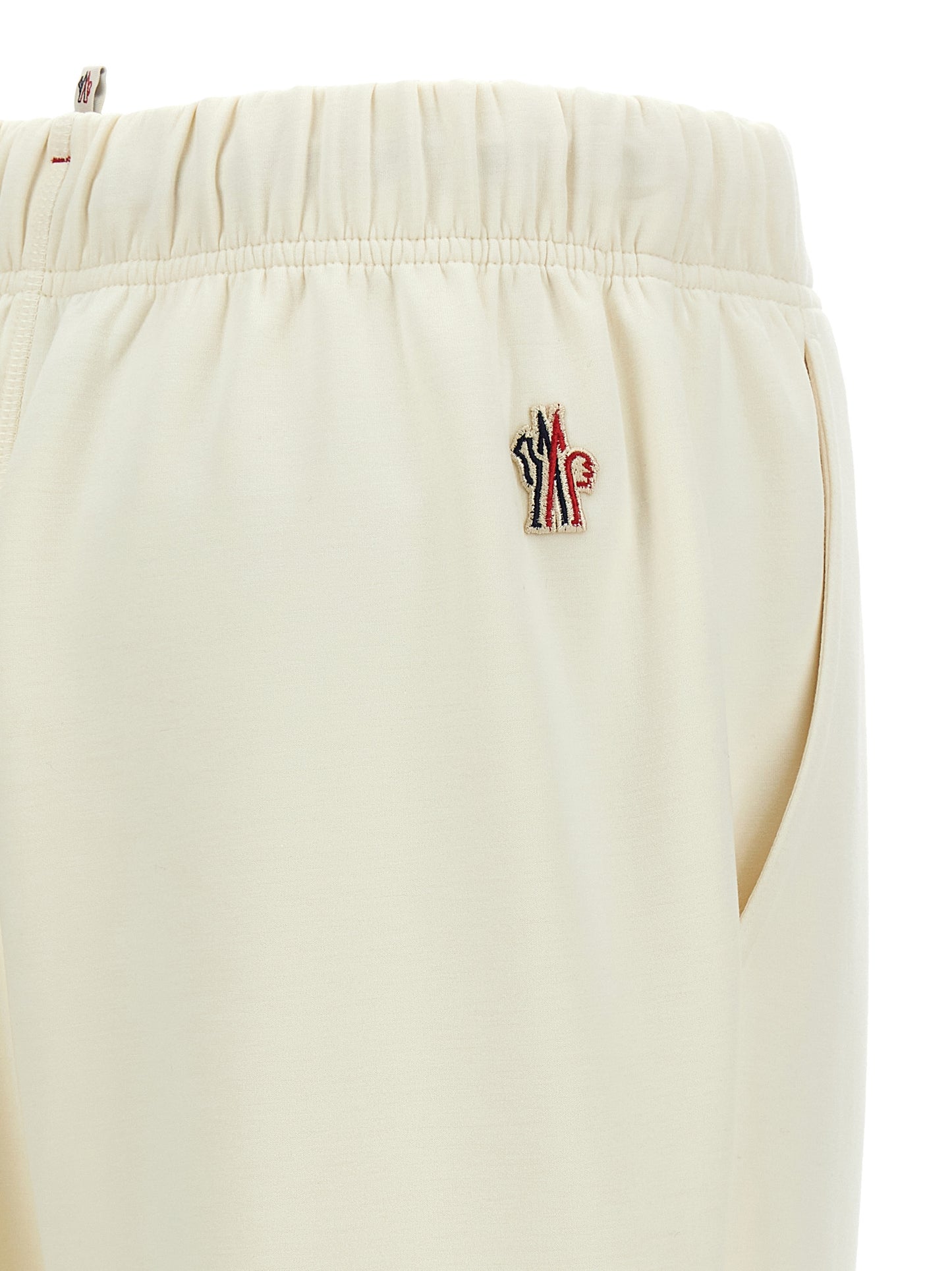 Pantalones deportivos Moncler Grenoble blancos de poliéster