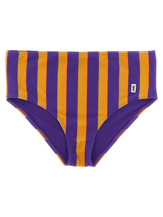 Calzoncillos de baño de poliamida multicolor Saint Laurent