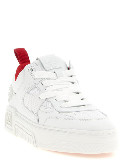 Christian Louboutin Baskets Blanches en Cuir de Veau