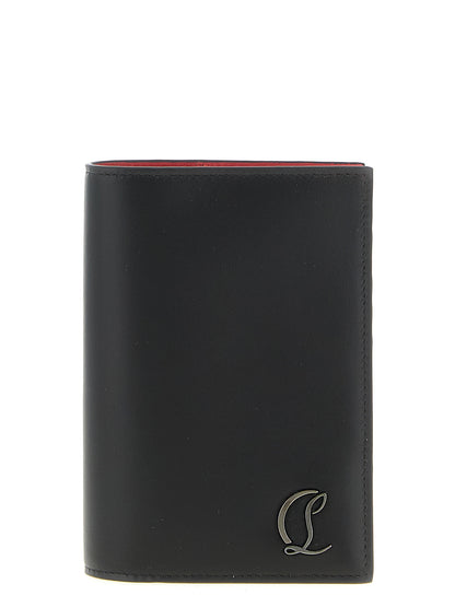 Cartera Christian Louboutin de piel de becerro negra