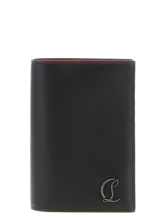 Cartera Christian Louboutin de piel de becerro negra