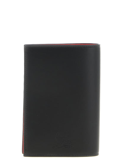 Cartera Christian Louboutin de piel de becerro negra