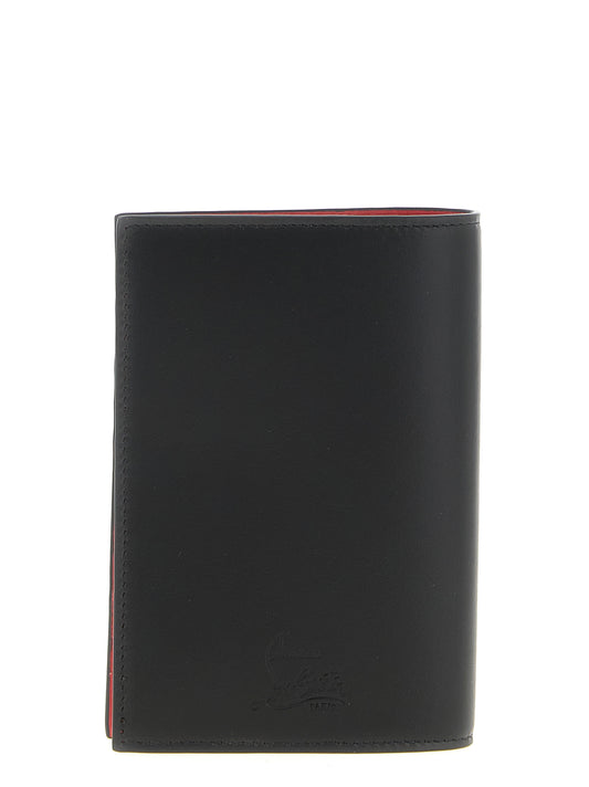 Cartera Christian Louboutin de piel de becerro negra