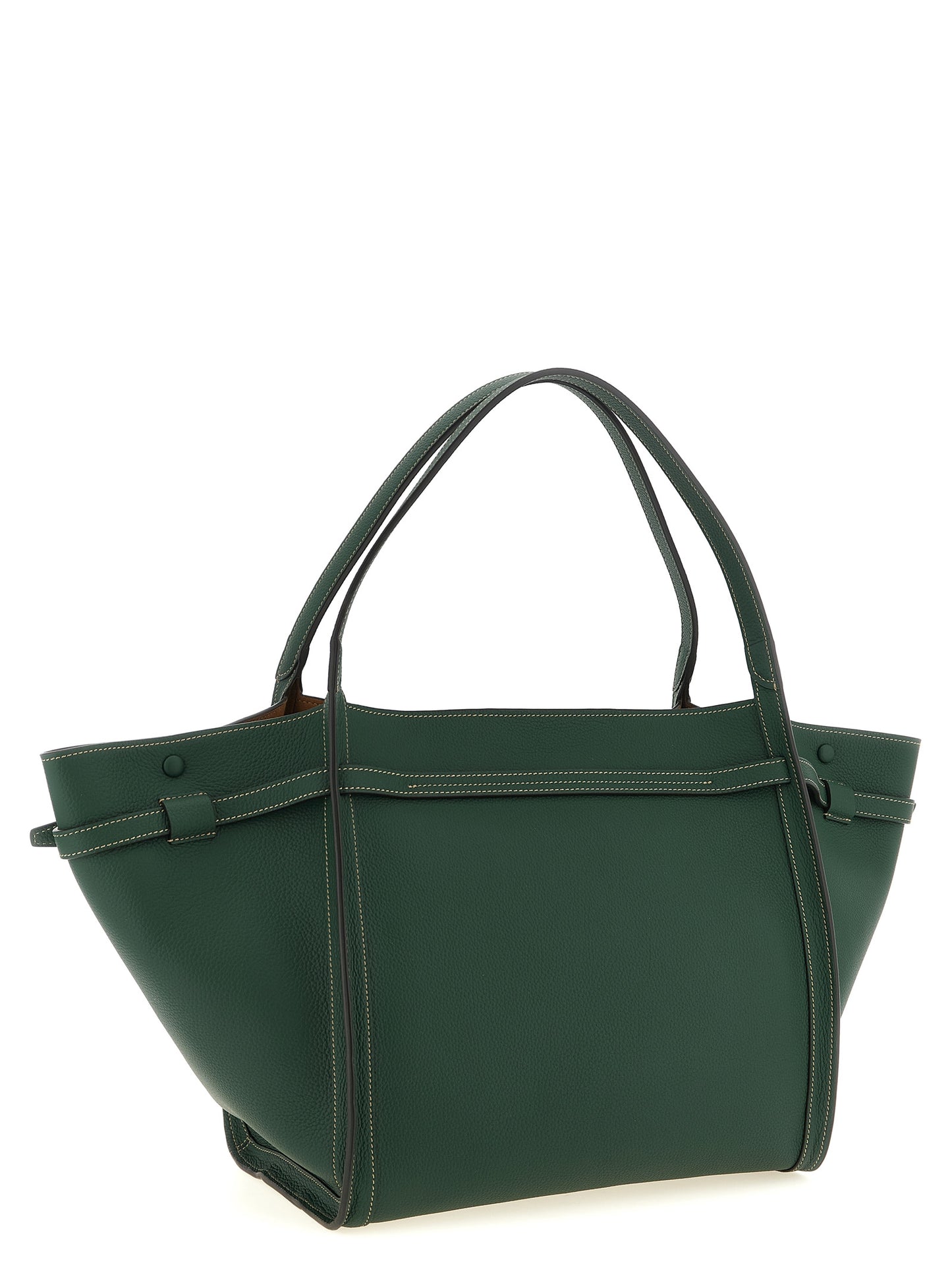 Bolso tote de piel de becerro bicolor Tod's