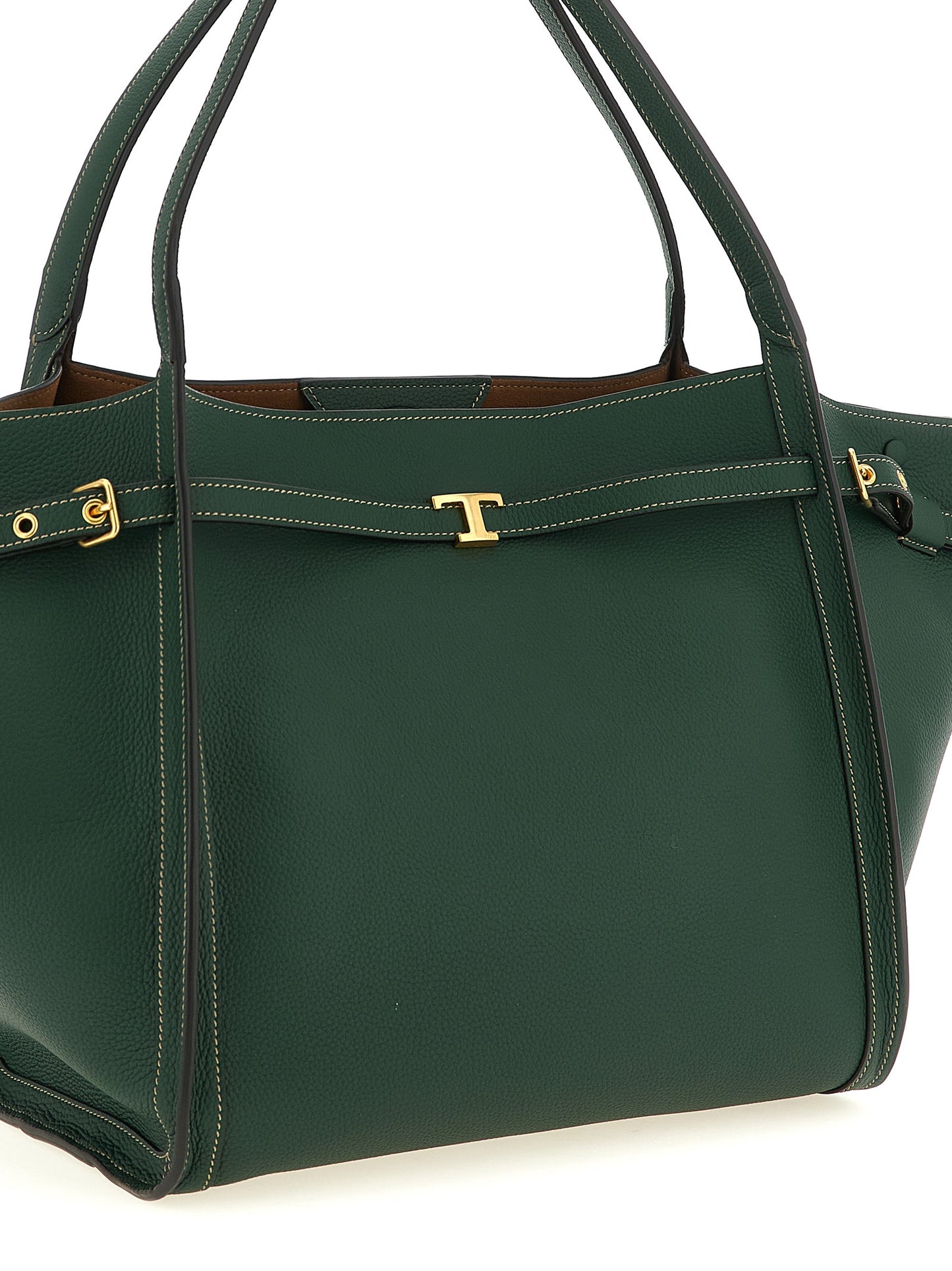 Bolso tote de piel de becerro bicolor Tod's
