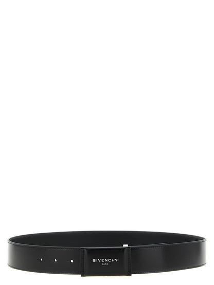 Cinturón Givenchy de piel de becerro negro