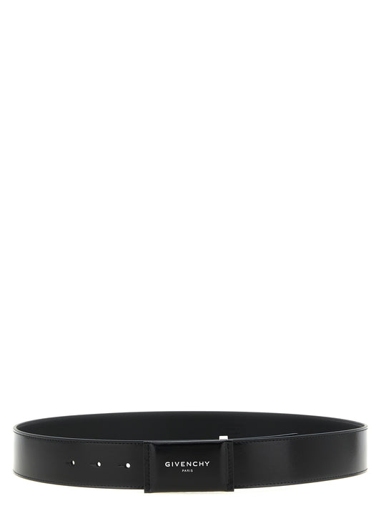 Cinturón Givenchy de piel de becerro negro