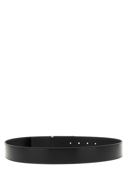 Cinturón Givenchy de piel de becerro negro