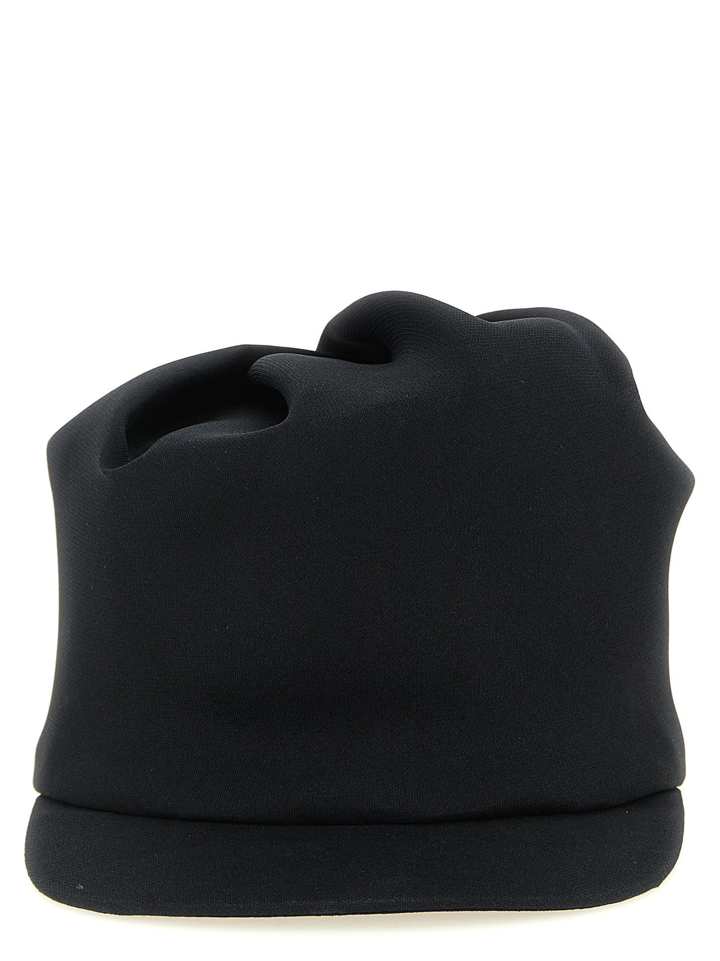 Gorra Beisbol De Seda Negra Balenciaga Diseño Estructural