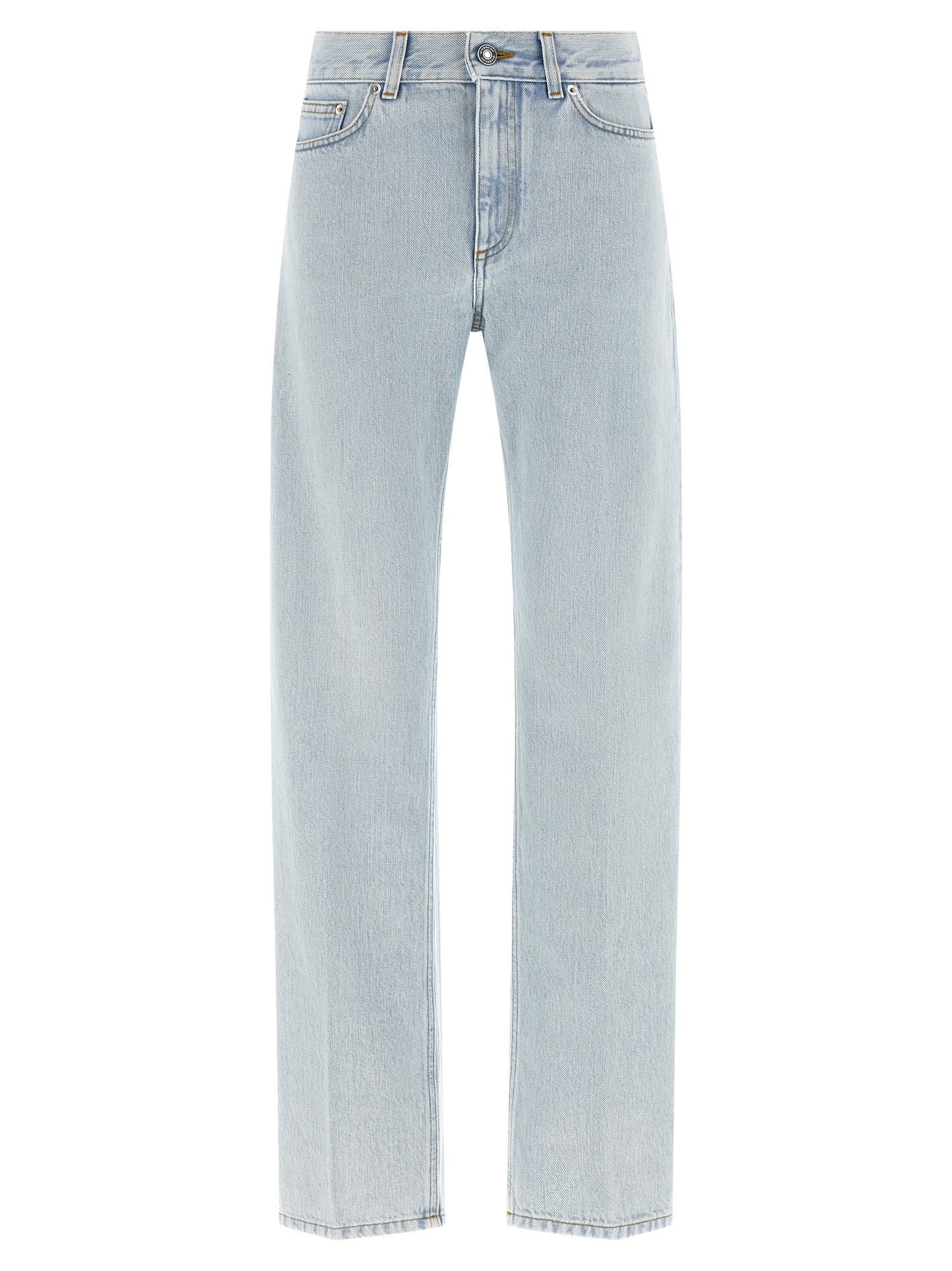 Jeans Givenchy azules de algodón de pierna recta