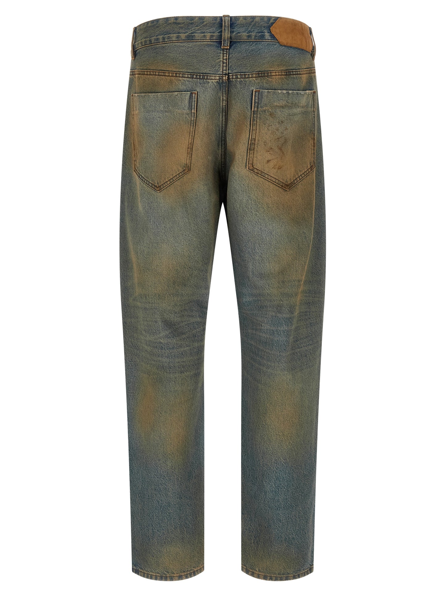 Jacquemus Jean Droit en Coton Multicolore