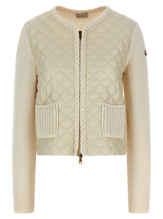 Cárdigan Moncler de algodón beige