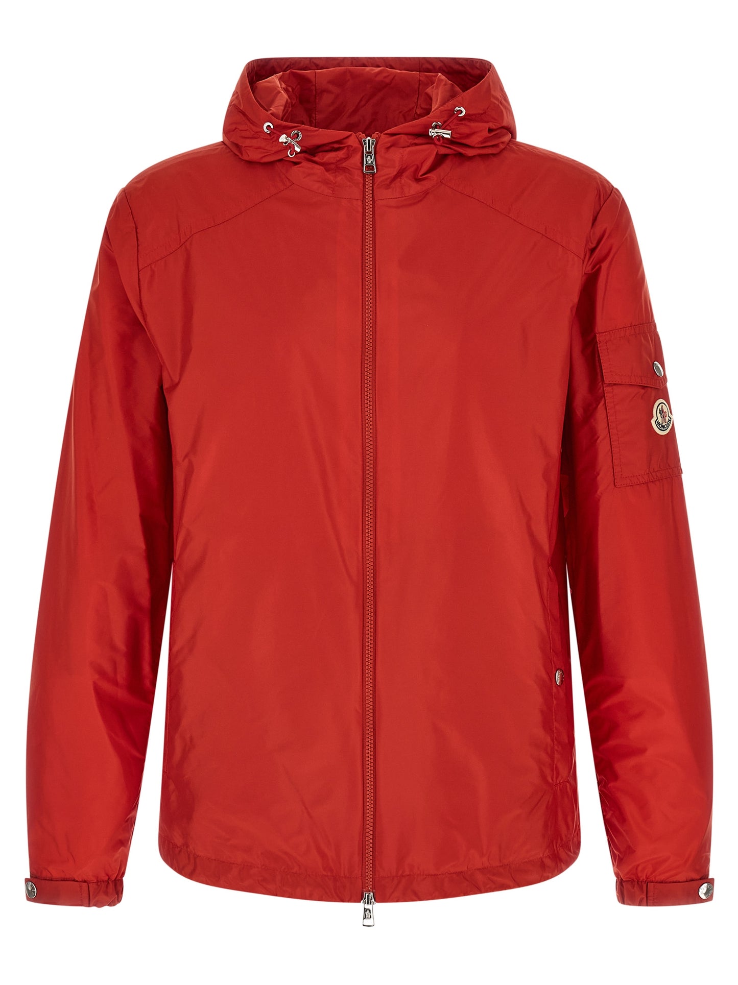 Moncler Veste d'extérieur en polyamide rouge