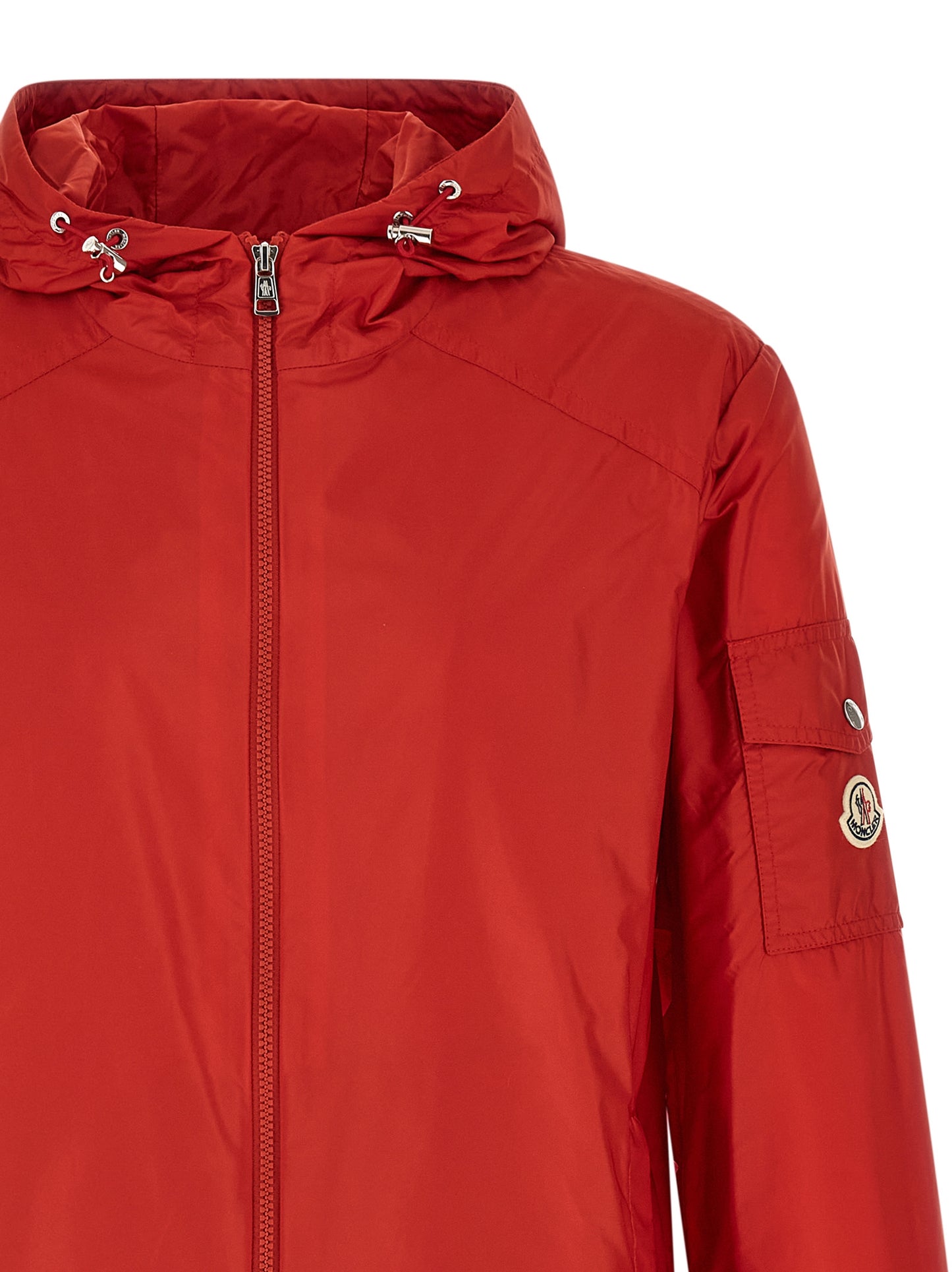 Moncler Veste d'extérieur en polyamide rouge