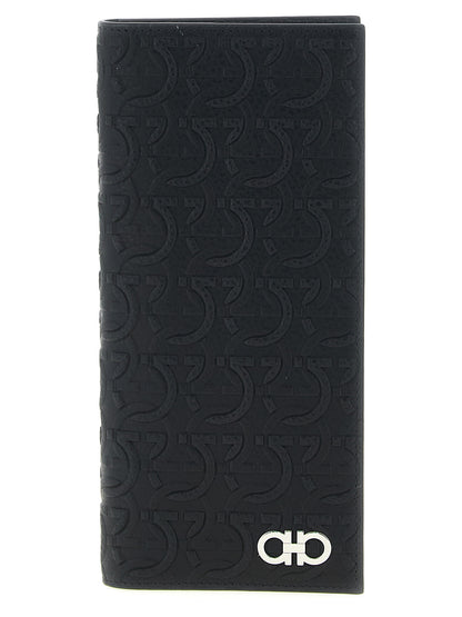 Cartera Ferragamo de piel de becerro negra