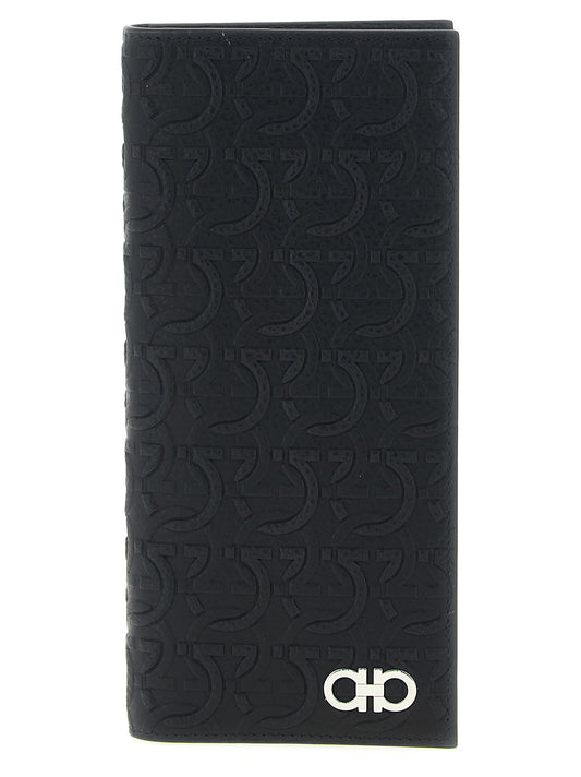 Cartera Ferragamo de piel de becerro negra