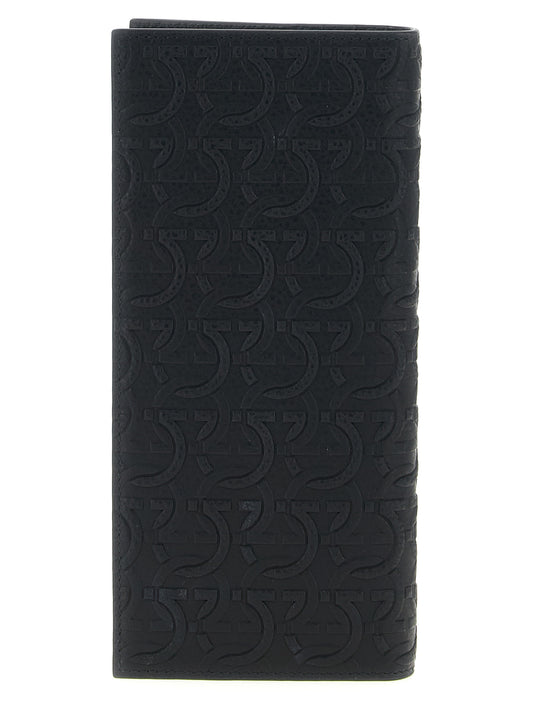 Cartera Ferragamo de piel de becerro negra
