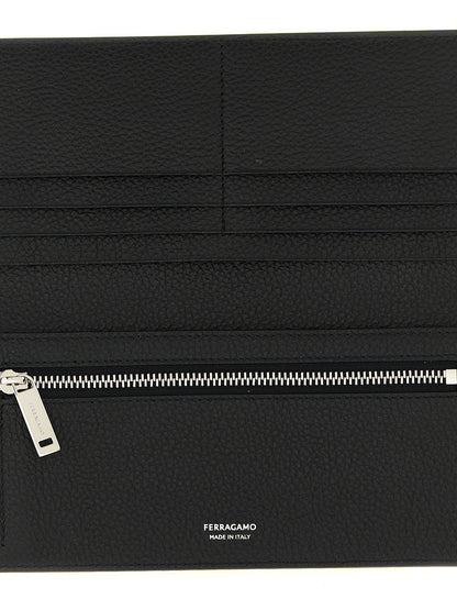 Cartera Ferragamo de piel de becerro negra
