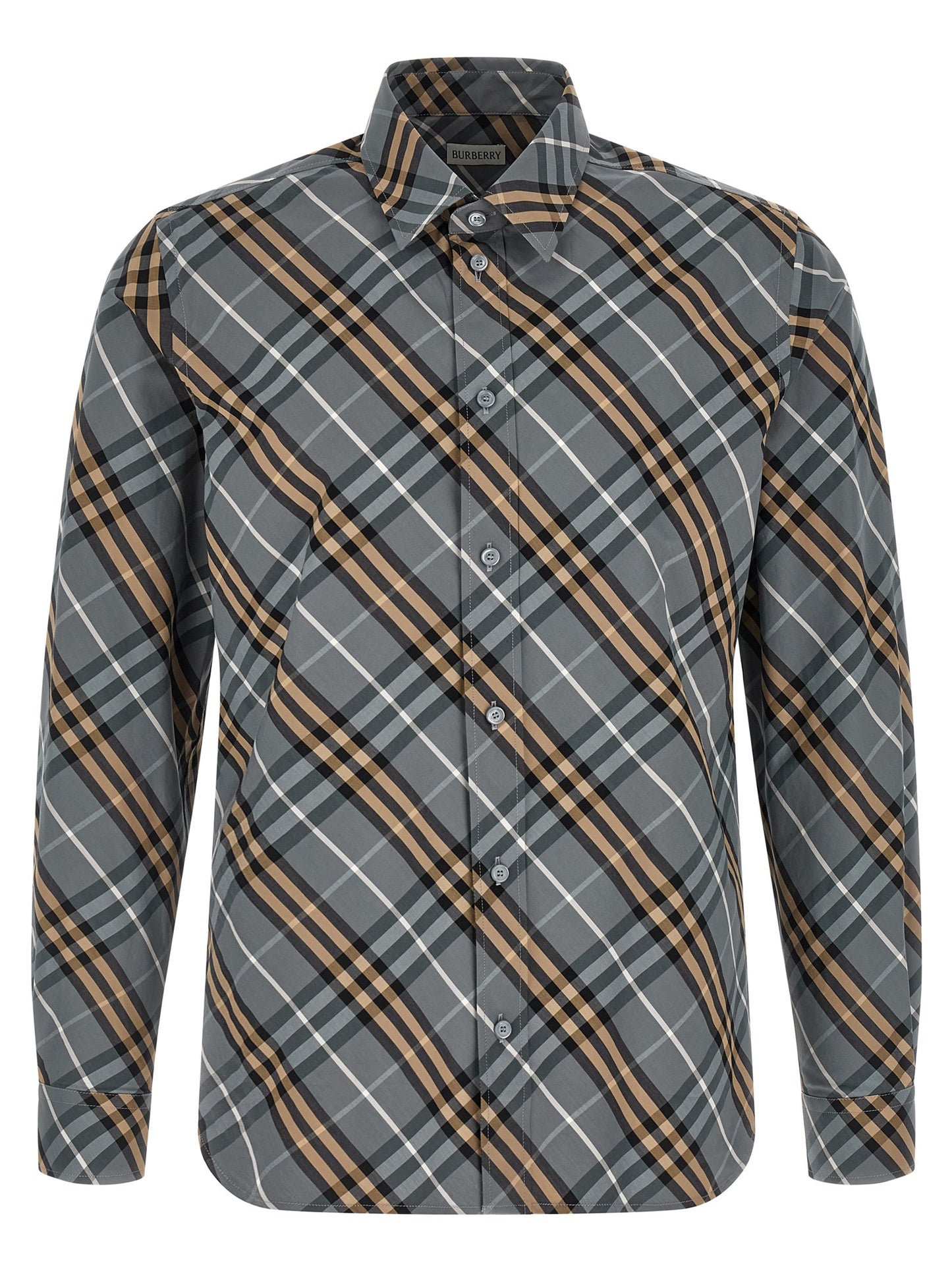 Burberry Multicolor Cotton Shirt With Details