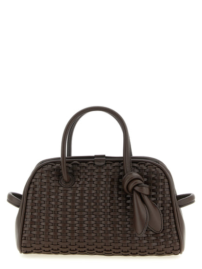 Bolso de mano Jacquemus de algodón marrón