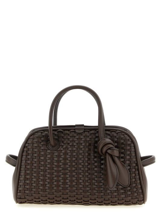 Bolso de mano Jacquemus de algodón marrón