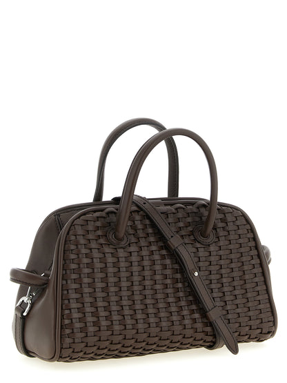 Bolso de mano Jacquemus de algodón marrón