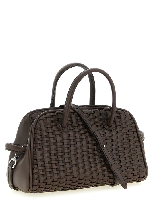 Bolso de mano Jacquemus de algodón marrón