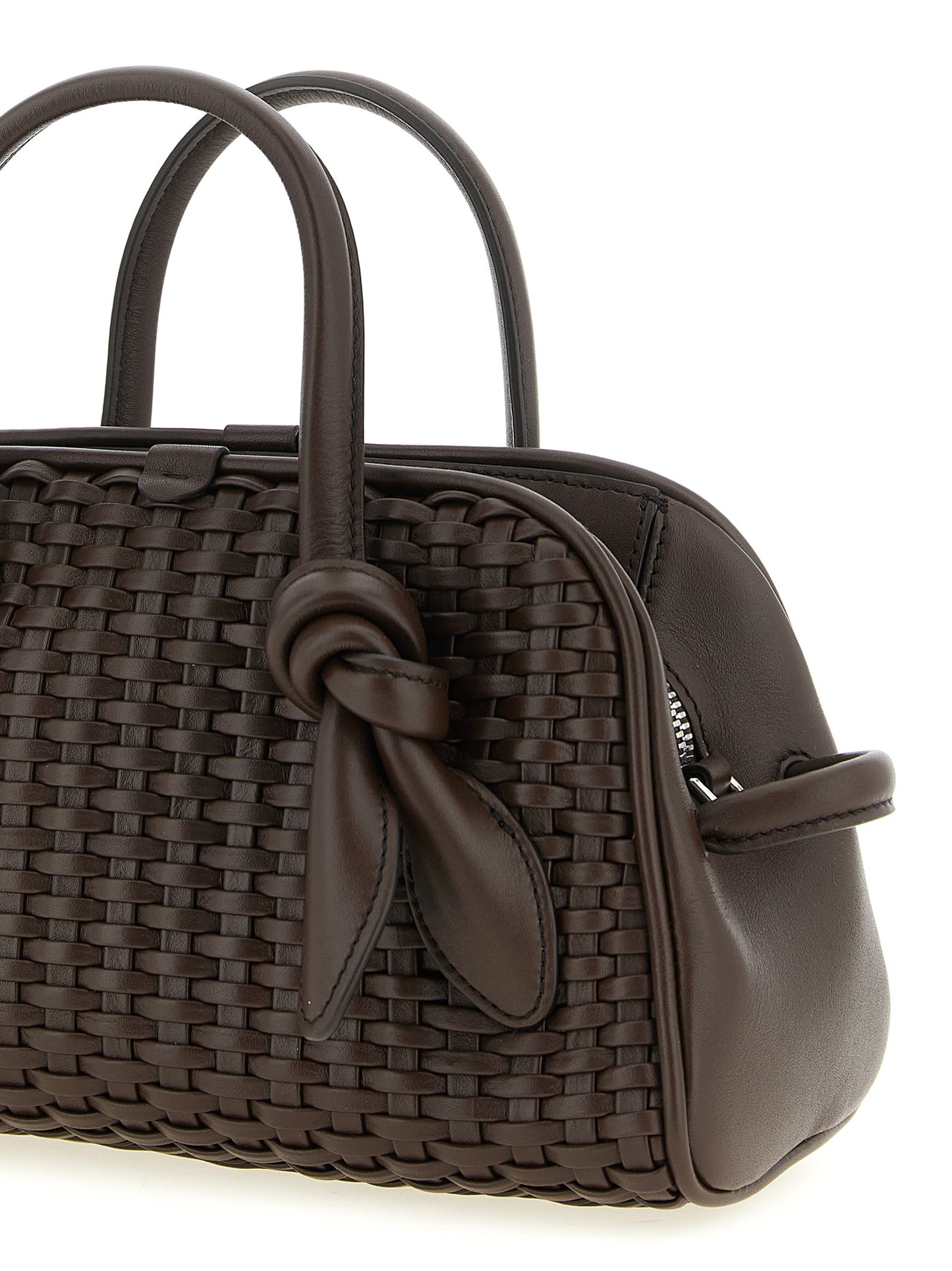 Bolso de mano Jacquemus de algodón marrón