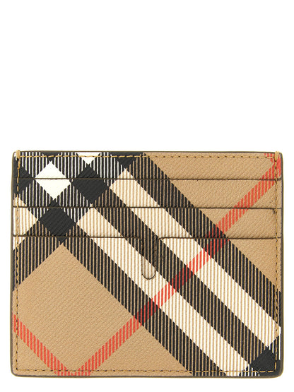 Tarjetero Burberry de polietileno beige