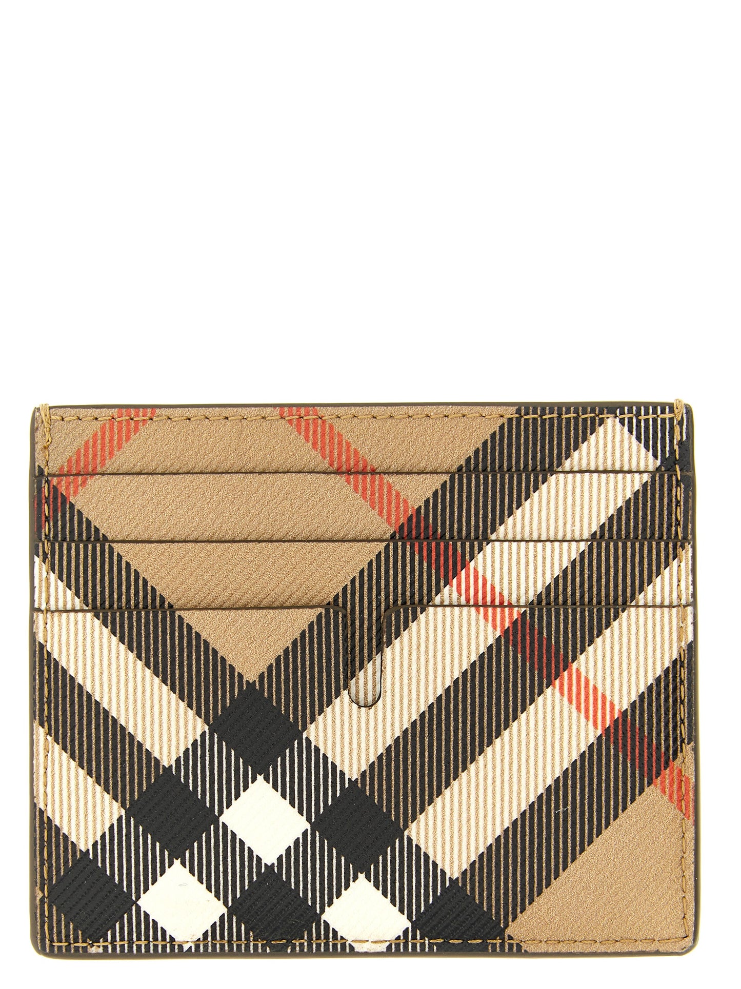 Tarjetero Burberry de polietileno beige