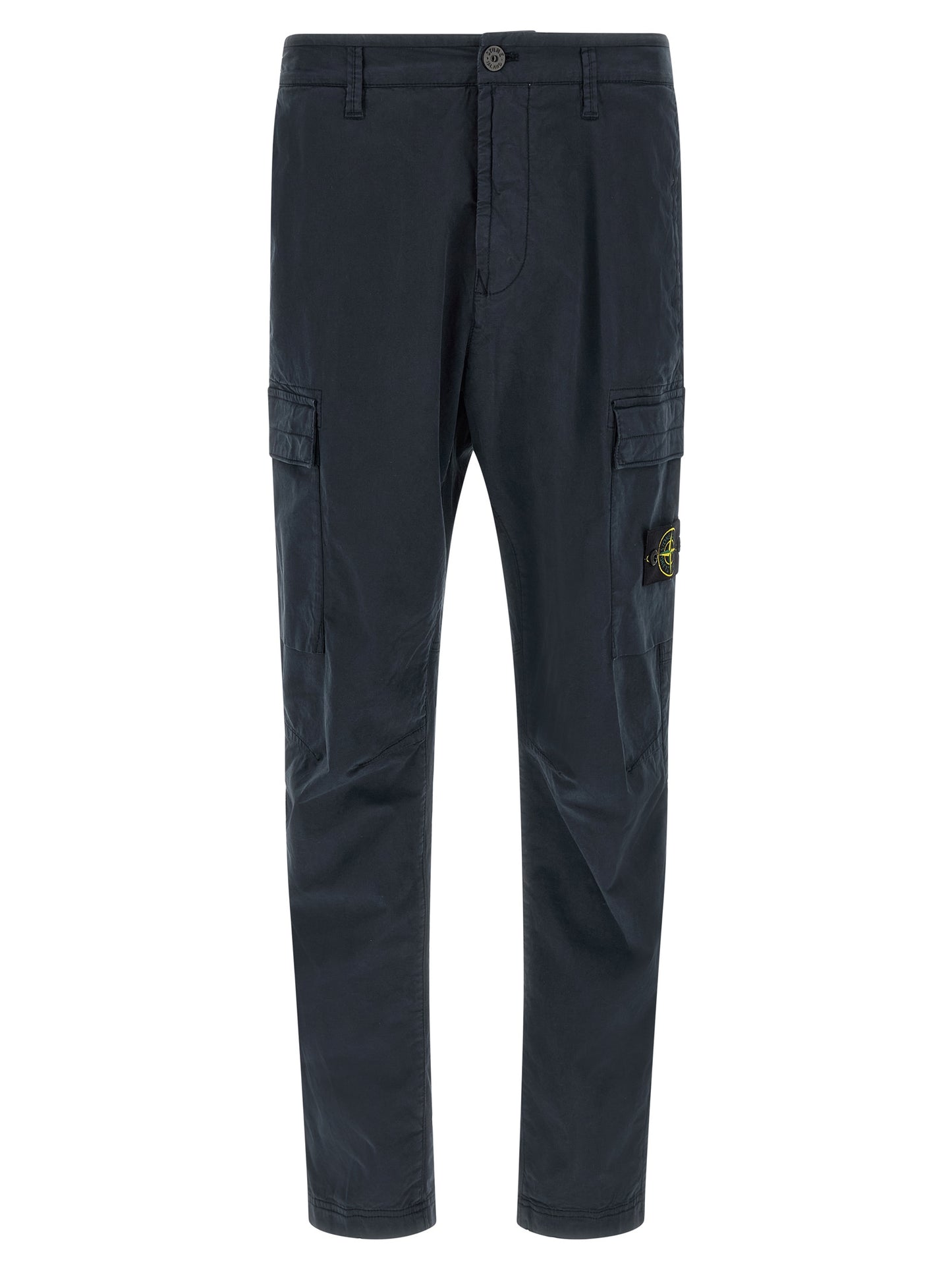 Pantalon cargo Stone Island en coton bleu