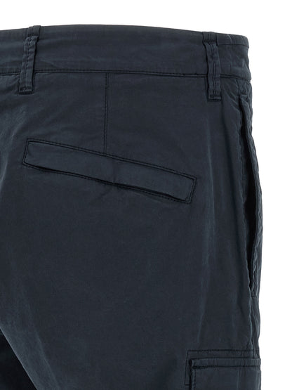 Pantalon cargo Stone Island en coton bleu