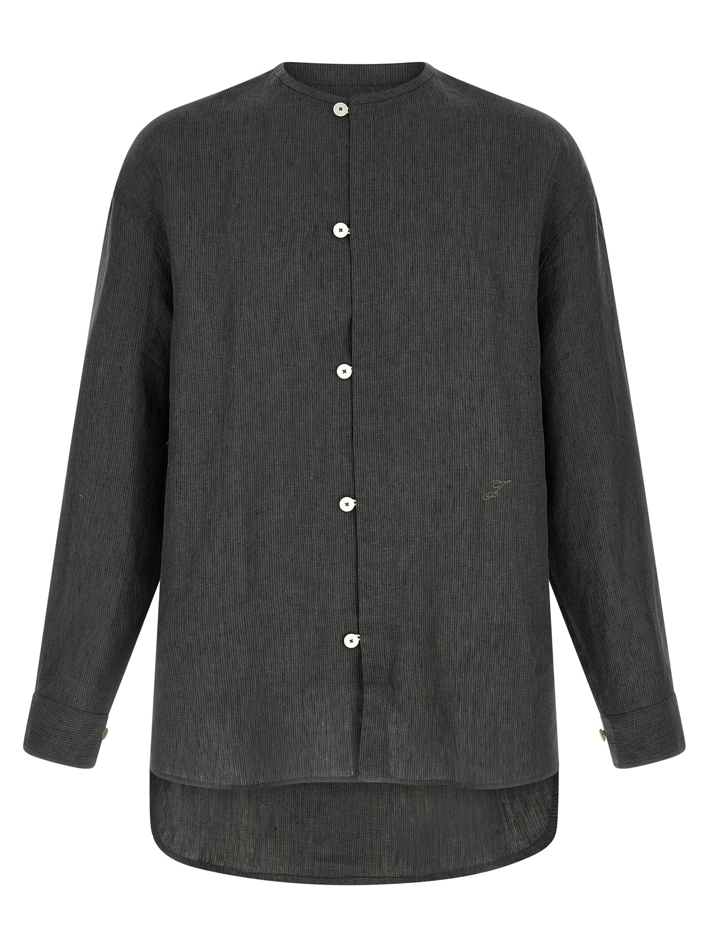 Chemisier Jacquemus en lin gris