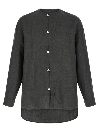 Chemisier Jacquemus en lin gris