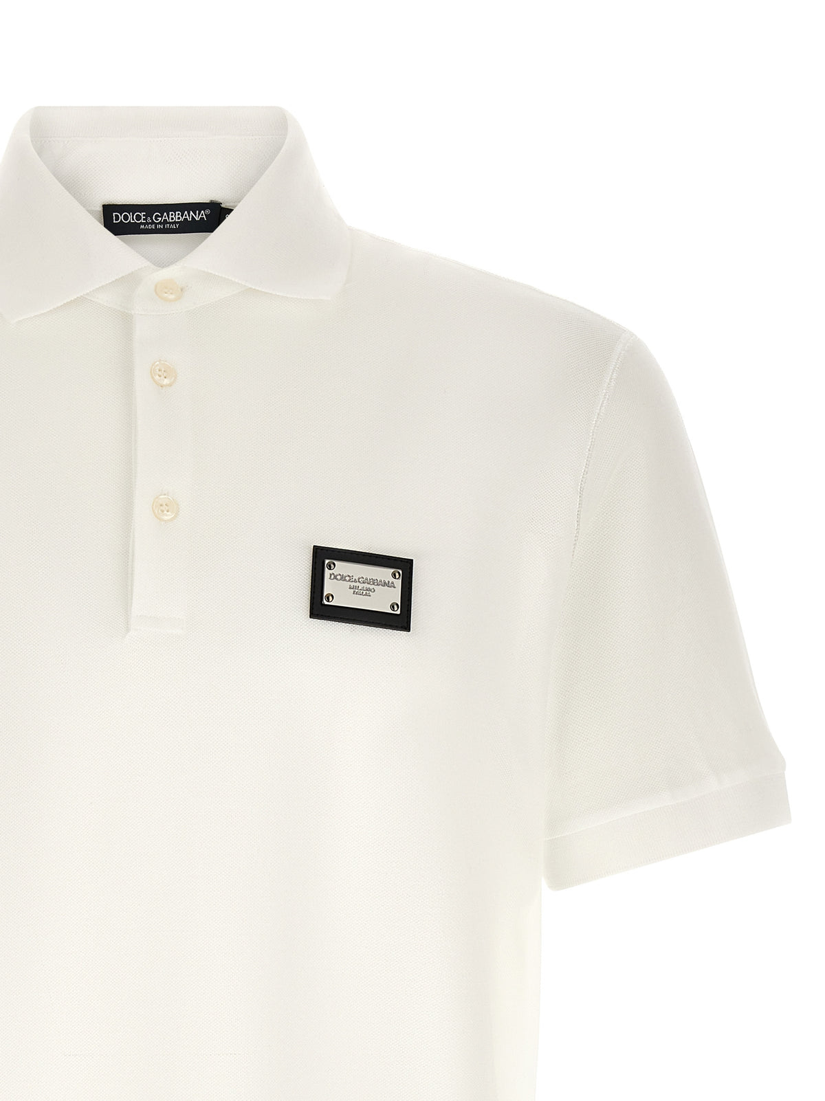 Polo Dolce & Gabbana en coton blanc