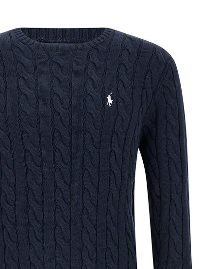 Cardigan En Coton Bleu Polo Ralph Lauren Respirant