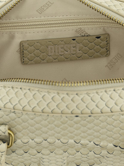 Bolso al Hombro Diesel Beige Otras Fibras
