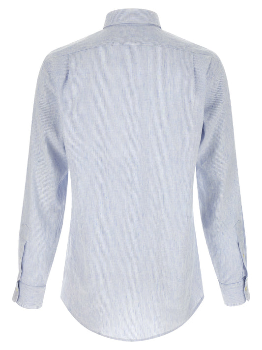 Blusa de lino azul Polo Ralph Lauren