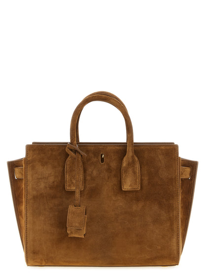 Bolso Saint Laurent de piel de becerro marrón