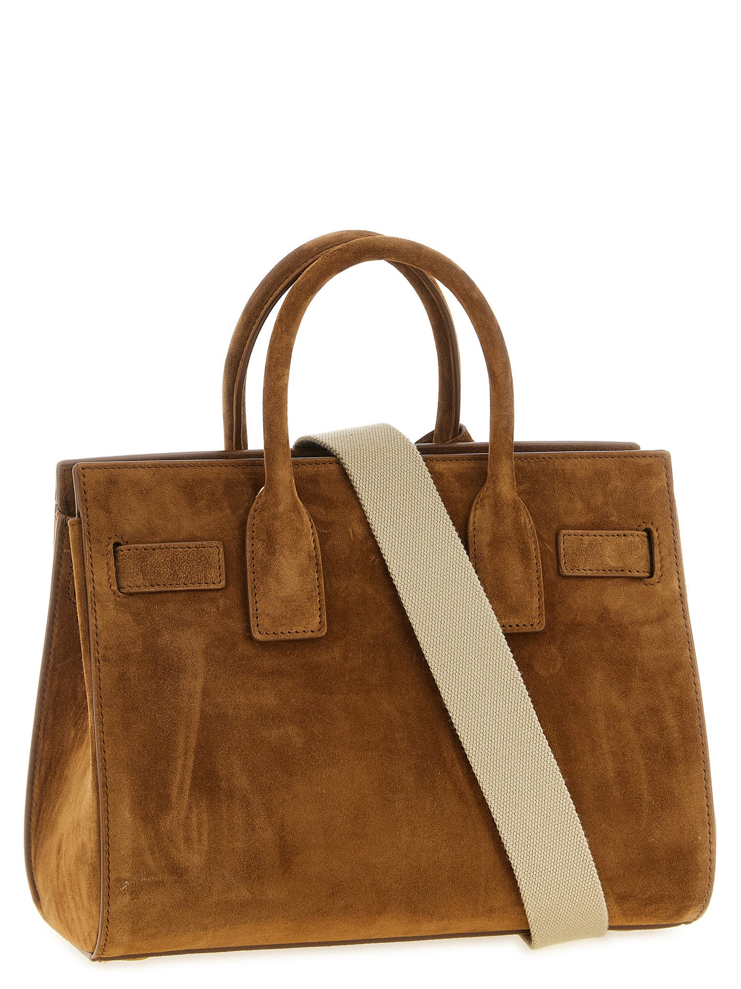 Bolso Saint Laurent de piel de becerro marrón